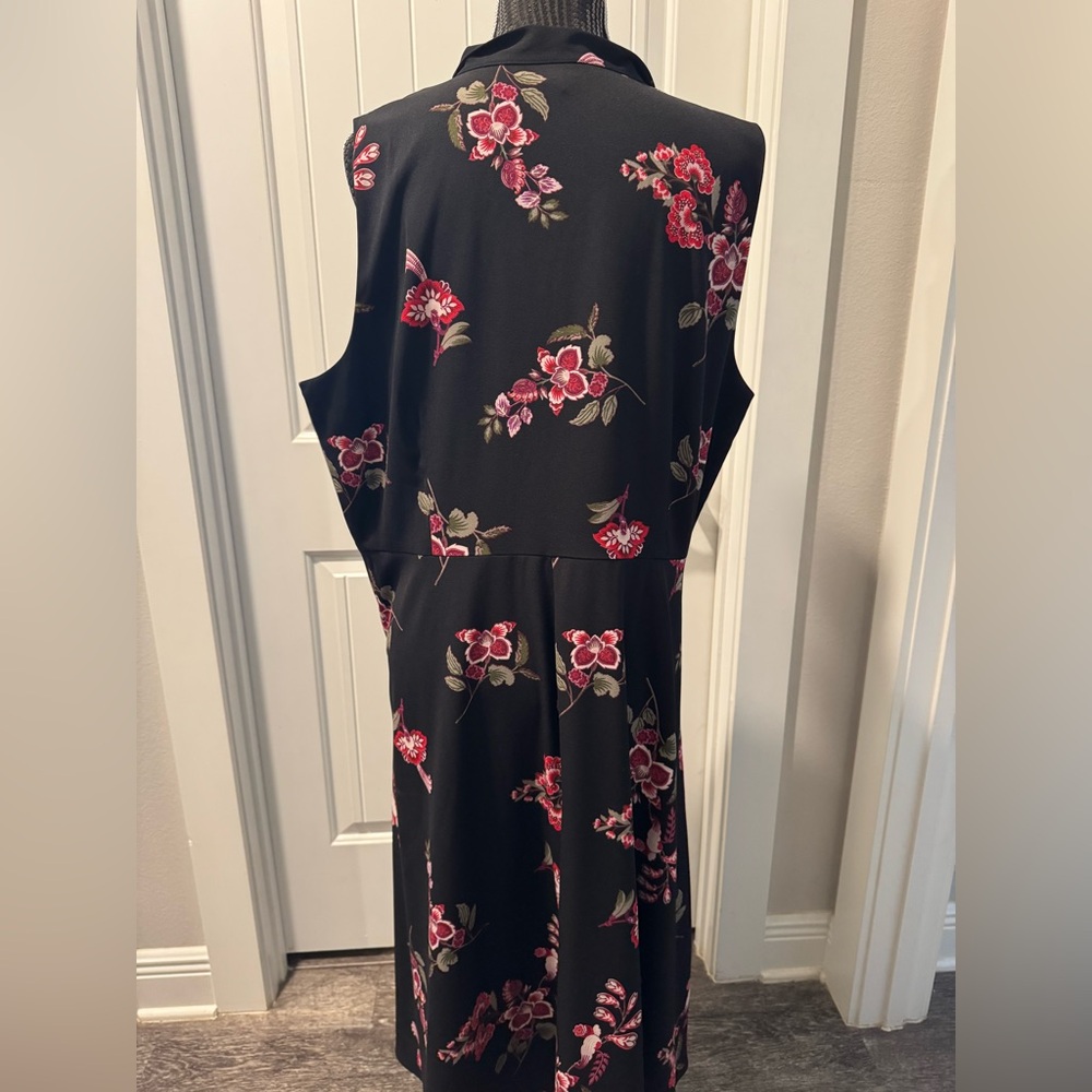 Floral Sleeveless Dress Ann Taylor factory women’s dress. Size 16 #89 - Picture 7 of 7